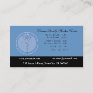 Doctor M.D. Business and  Appointment Card