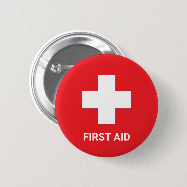 Doctor MEDIC & First Aid, Cross, Ambulance,  Button (Front & Back)