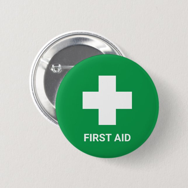 Doctor MEDIC & First Aid, Cross, Ambulance,  Button (Front & Back)