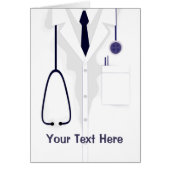 Doctor Medical Coat Male White Custom (Front)