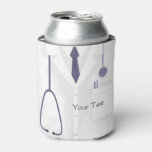 Doctor Medical Lab Coat Custom  Can Cooler at Zazzle