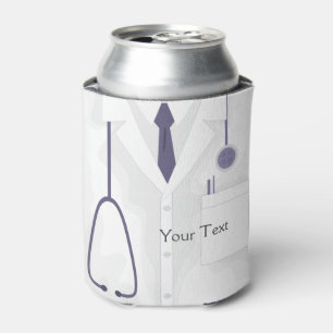 Doctor Medical Lab Coat Custom  Can Cooler