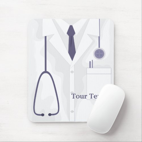 Doctor Medical Lab Coat Custom  Mouse Pad