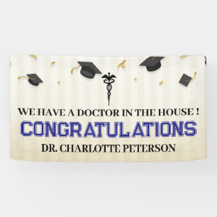 Doctor Medical School Congratulation Graduation Banner