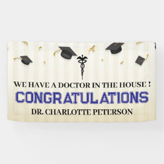 Doctor Medical School Congratulation Graduation Banner