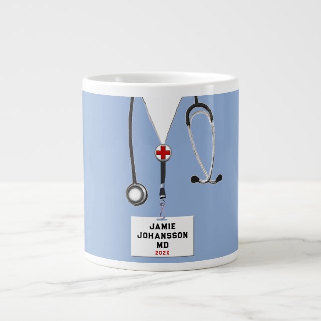 Doctor Medical School Grad 2024 Giant Coffee Mug (Front)