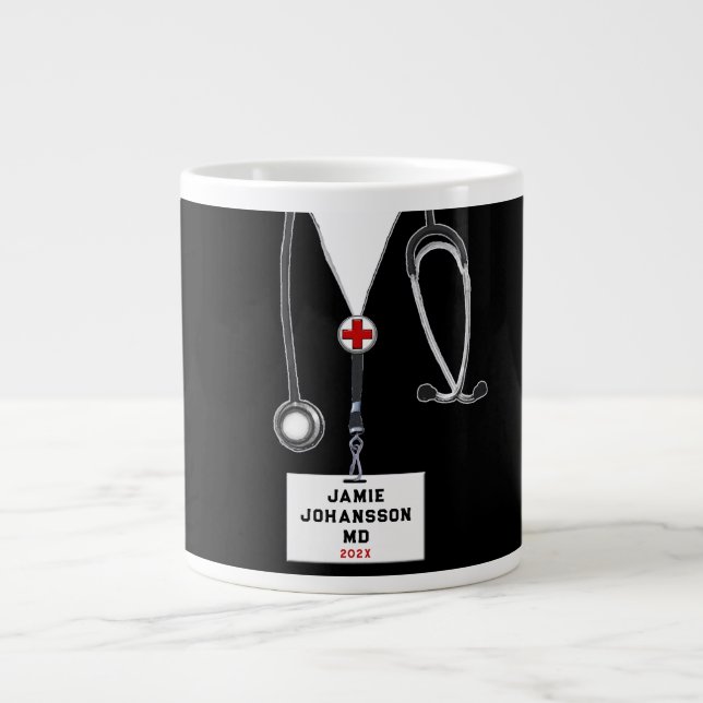 Doctor Medical School Grad 2024 Giant Coffee Mug (Front)