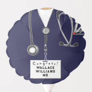 Doctor Medical School Grad Congrats Balloon