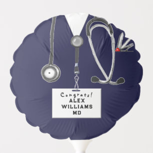 Doctor Medical School Grad Congrats Balloon