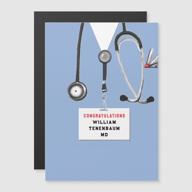 Doctor Medical School Graduation (Front/Back)