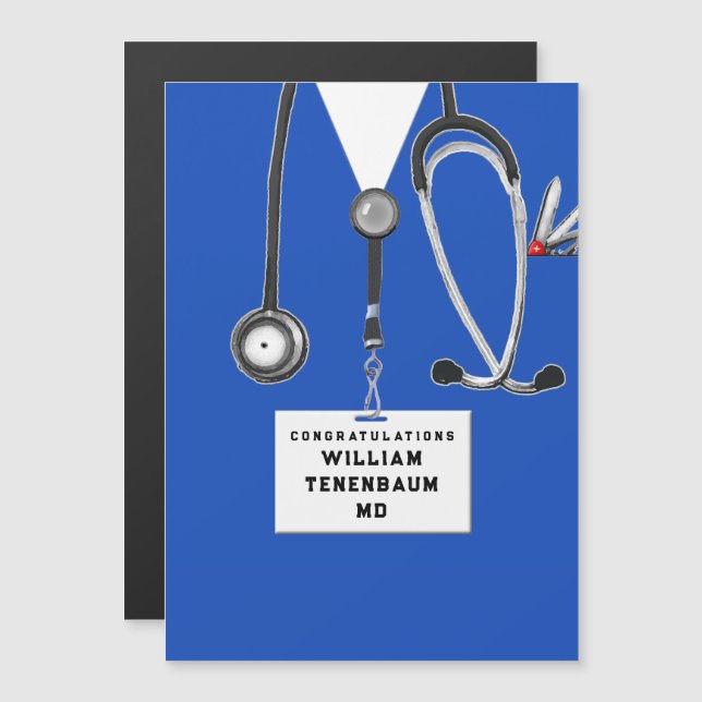 Doctor Medical School Graduation (Front/Back)