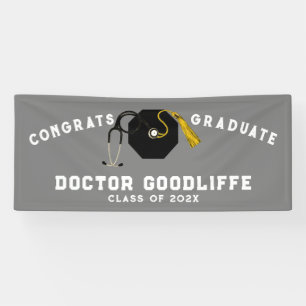 Doctor Medical School Graduation Banner