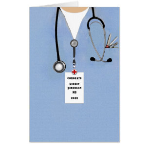 Doctor Medical School Graduation Card