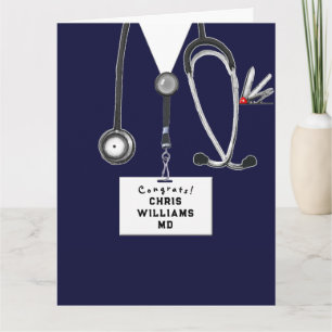 Doctor Medical School Graduation Card