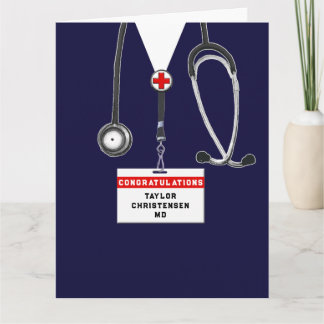 Doctor Medical School Graduation Card