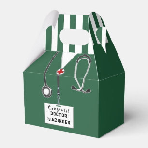 Doctor Medical School Graduation Favor Boxes