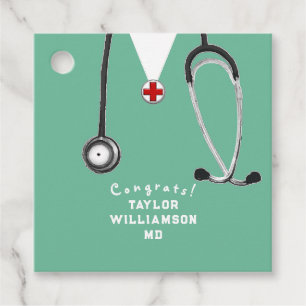 Doctor Medical School Graduation Favor Tags