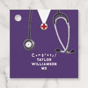 Doctor Medical School Graduation Favor Tags