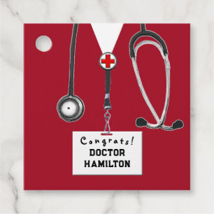 Doctor Medical School Graduation Favor Tags