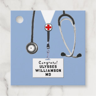 Doctor Medical School Graduation Favor Tags