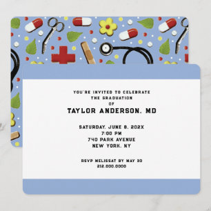 Doctor Medical School Graduation Invitation