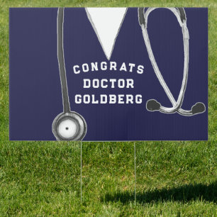 Doctor Medical School Graduation Sign