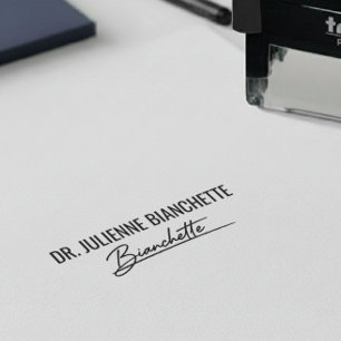 Doctor Medical Signature Professional Office Self-inking Stamp