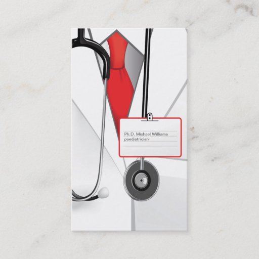 Customizable Doctor Medicines Business Card