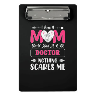 Doctor Mom, Funny Doctor Mom Mini Clipboard