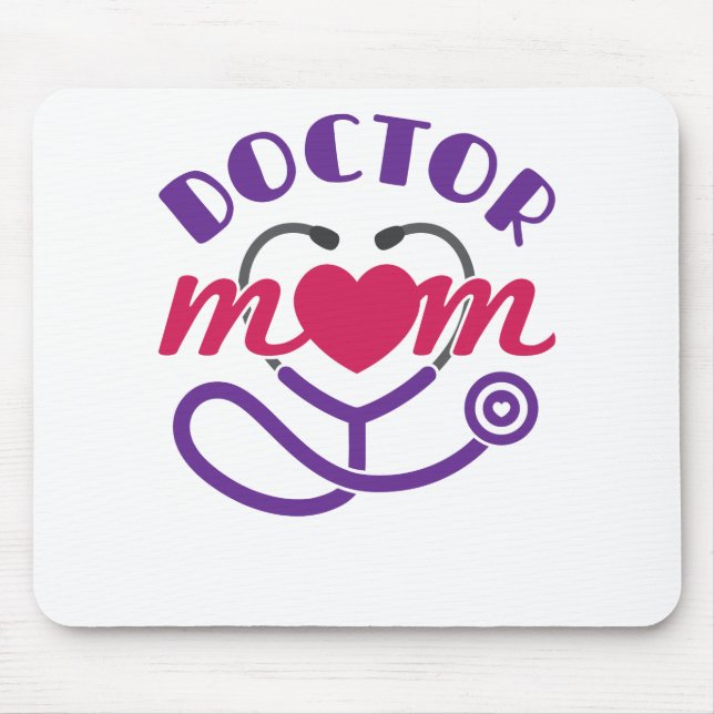 Doctor Mom Mouse Pad (Front)