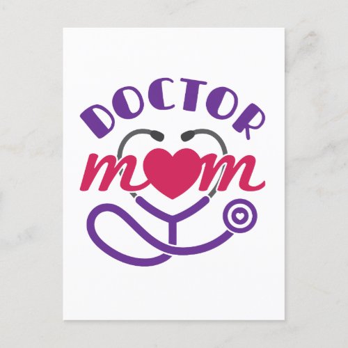 Doctor Mom Postcard