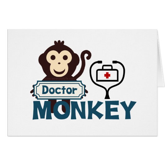 Doctor Monkey Cards (Front Horizontal)