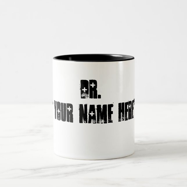 Doctor Mug , Dr. custom name mug, gift for doctor (Center)