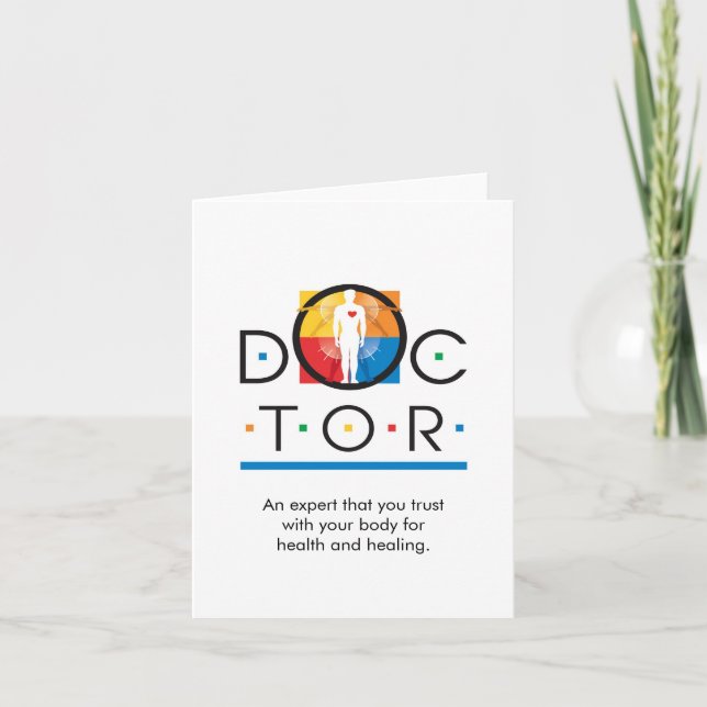“Doctor” Note Card (Front)