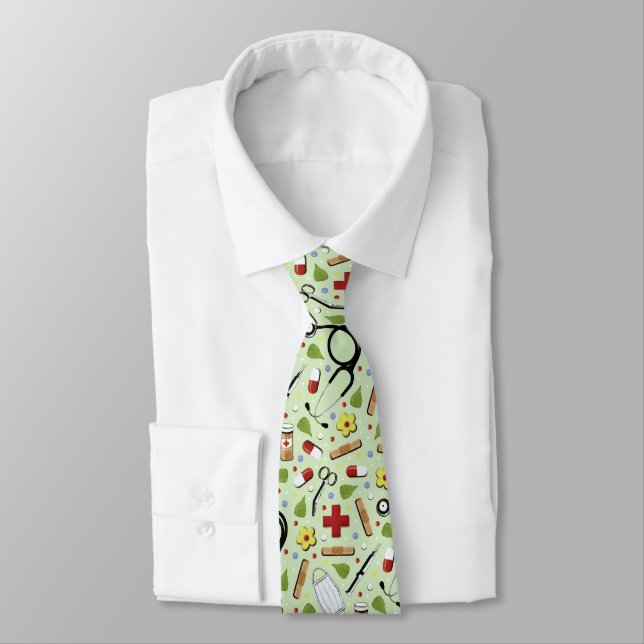 Doctor Novelty Gift Neck Tie (Tied)
