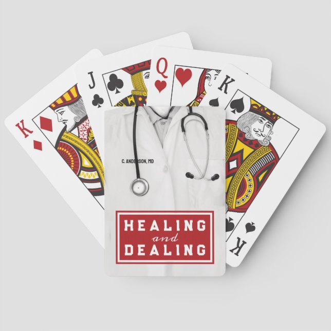 Doctor Novelty Poker Cards (Back)