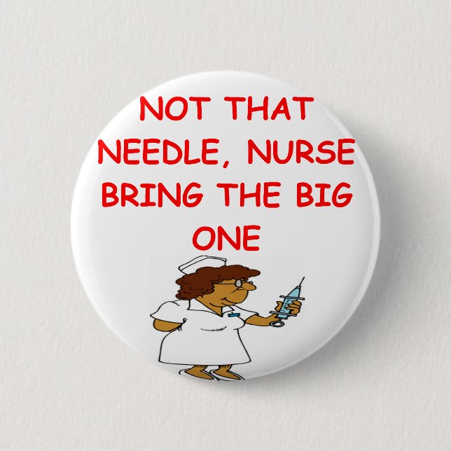 doctor nurse joke button (Front)