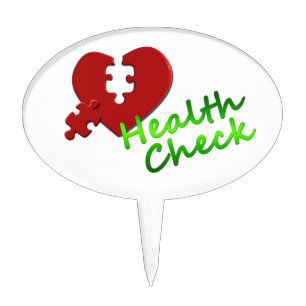 Doctor Nurse Medical Office Business Peace Love Cake Topper