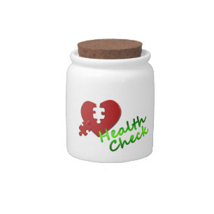 Doctor Nurse Medical Office Business Peace Love Candy Jar