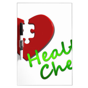 Doctor Nurse Medical Office Business Peace Love Dry-Erase Board