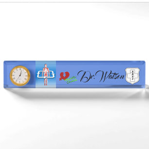 Doctor Nurse Medical Office Destiny Desk Name Plate