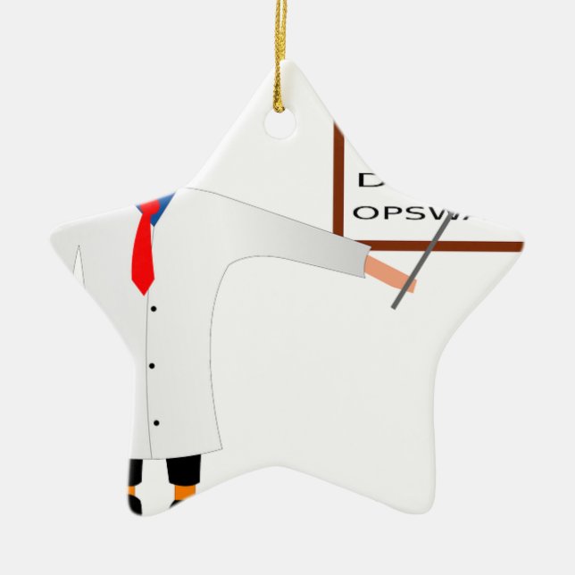 Doctor Nurse Medical Office Medic Destiny'S Ceramic Ornament (Front)