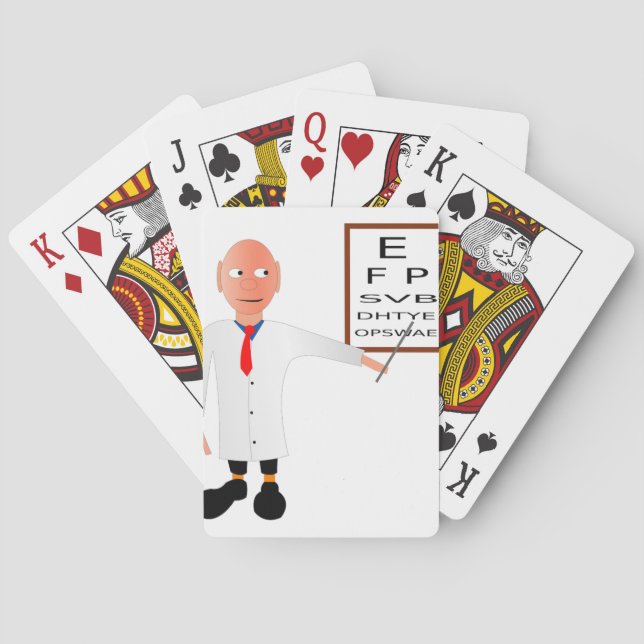 Doctor Nurse Medical Office Medic Destiny'S Poker Cards (Back)