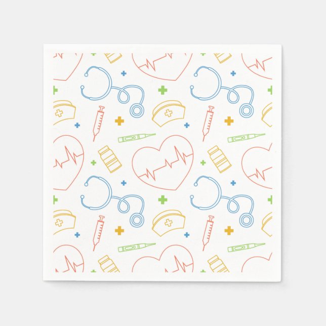 Doctor Nurse Napkins (Front)