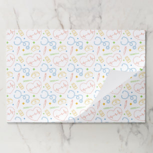 Doctor Nurse Paper Placemats, Medical Party Mats