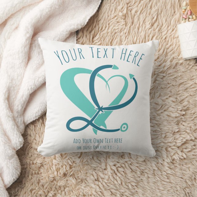 Doctor, Nurse, Paramedic, Emergency. Gift Template Throw Pillow (Blanket)
