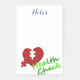 Doctor Nurse Sports Medicine Peace Love Destiny Post-it Notes