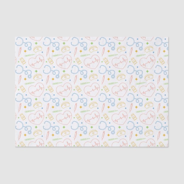 Doctor Nurse Tissue Paper (Front)