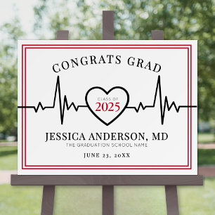 Doctor Nursing Medical School Graduation Sign