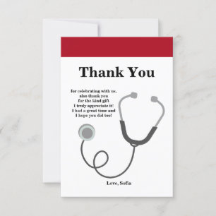 Doctor , Nursing, Medical thank you card